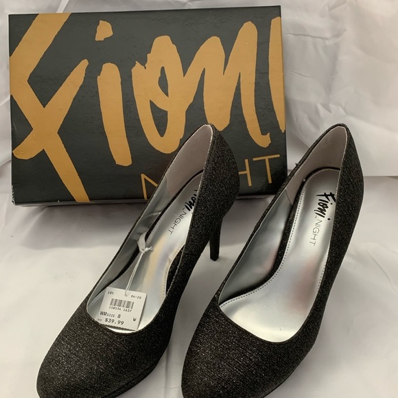 Fioni Night Glittery 4” Stiletto Heels - Picture 2 of 10